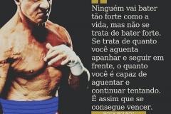 Ninguém vai bater tão forte quanto a vida...