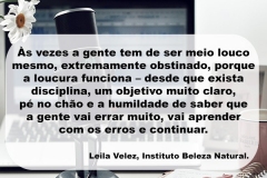 Leila Velez, Instituto Beleza Natural
