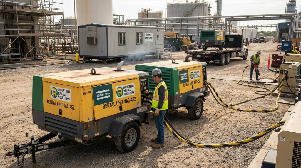 Aluguel de Compressores: Eficiência Energética no Setor Industrial